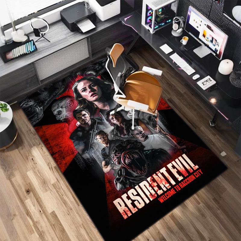 Sci-Fi Game Resident Evil, Umbrella Corporation, Soft Carpet, Home Living Room, Office Chair Pad, Door Mat, Door Mat Carpet U1