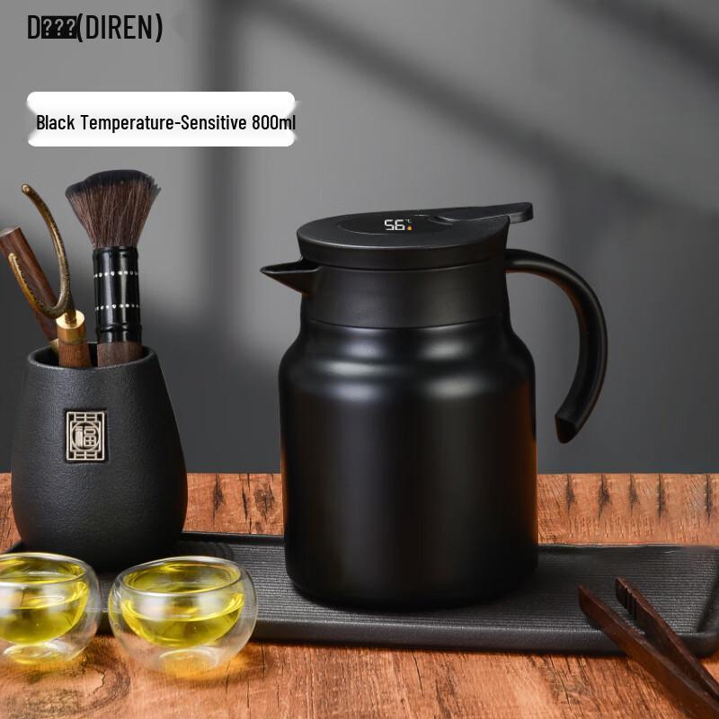 DIREN Smart Temperature Display 316 SS Insulated Tea Pot
