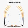 8pcs Men's and women's reading glasses - anti slip high-definition lenses stylish square frame very suitable for daily use