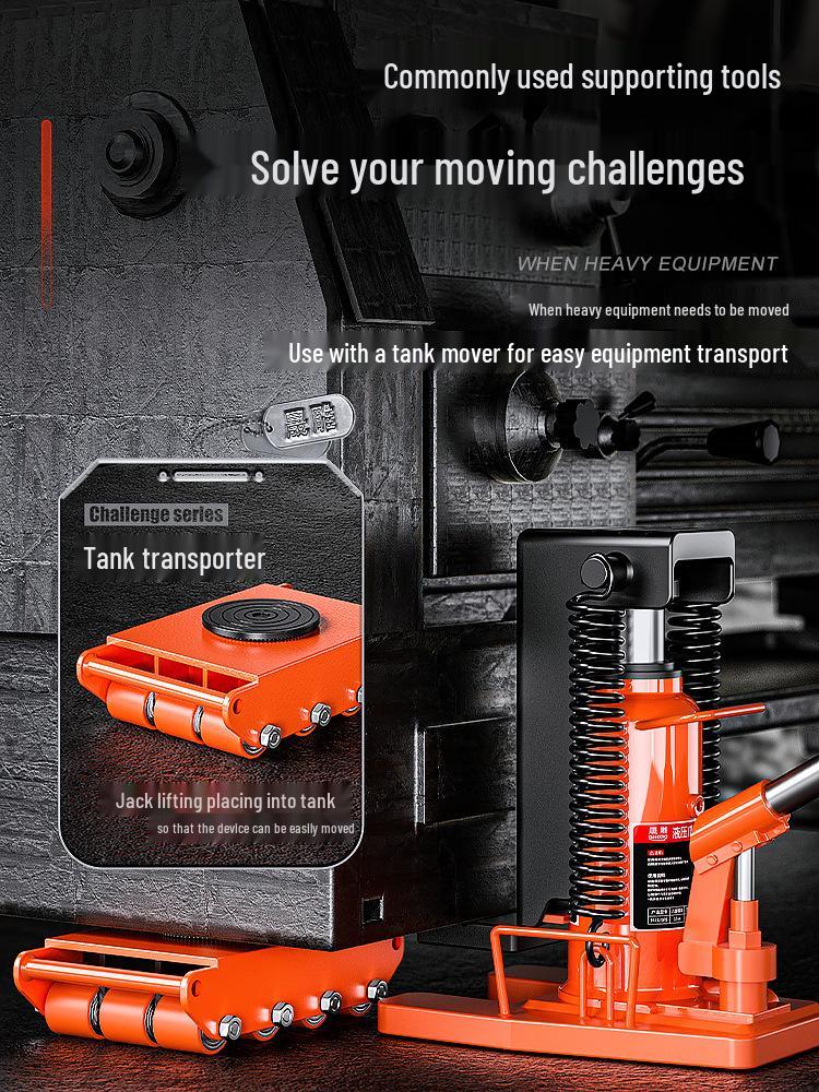Heavy-Duty Hydraulic Claw Jack with Duckbill Lift, 5/10 Ton Capacity, Up To 30 Tons