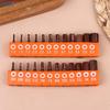 [TL][TL]12/24 Pieces Hexagonal Screwdriver Bit Set, 25mm Hex Shank, Magnetic Safety Screwdriver Bit With Storage Strip