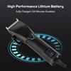 Professional Electric Hair Clipper Set Intelligent Display Speed Adjustable Strong Motor Low Noise