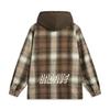 Li Ning Basketball Series Bad Five Full Print Letter Color Block Single Button Loose Jacket Men Jacket Brown Plaid AFDUA87-2