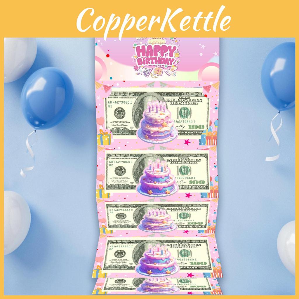 Paper Design Cake Red Envelope With Foldable Structure For Holiday Gift Parties