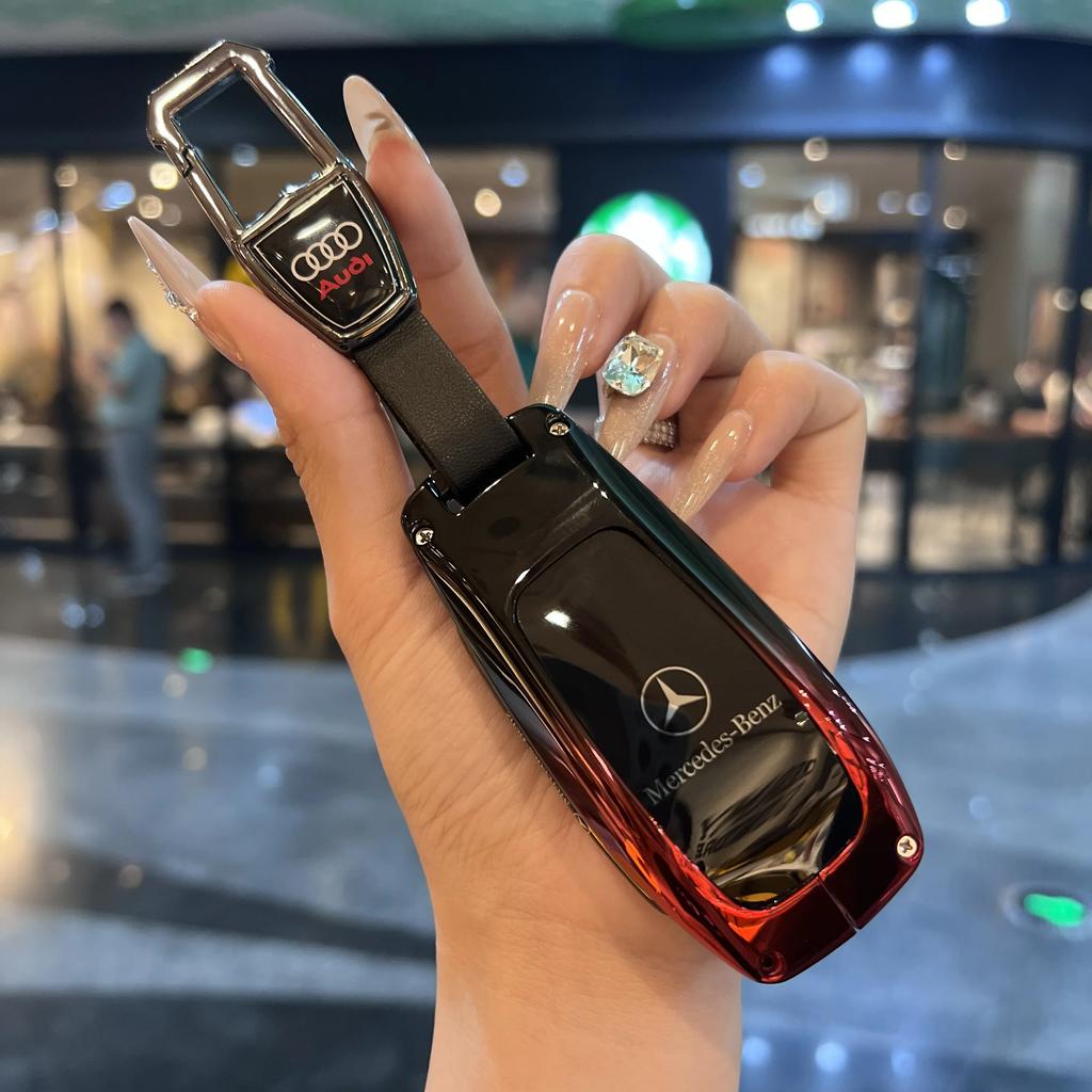 REE4   3BTN Fashion Soft Car Key Case For Mercedes Benz A C E S G Class GLC CLE CLA GLB GLS W177 W205 W213 W222