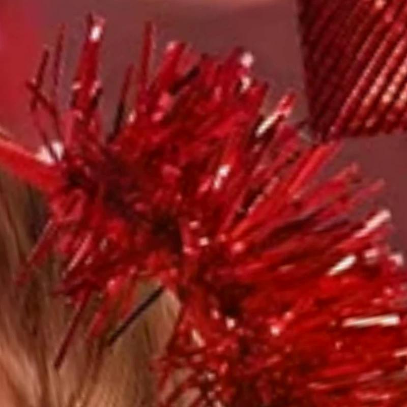 Heart-Shaped Hair Band Cute Sequined Feathers Party Headband Hair Accessories