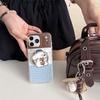 Plaid Patchwork Star Puppy Magnetic Case for iPhone 17/16 Pro Max/15/14