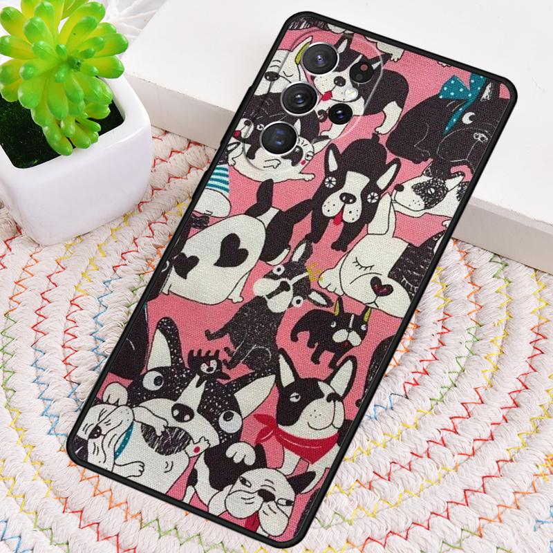 

Masked Frenchie French Bulldog Puppy Silicone Phone Case For Samsung Galaxy note 10 pro S26 S25 S24 S23 S22 S21 Plus Ultra Cover Galaxy S20 Ultra 5G