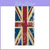 Britische Flagge Strandtuch Mit Mikrofaser Beidseitiger Plüsch Für Sommerurlaub Und Poolnutzung