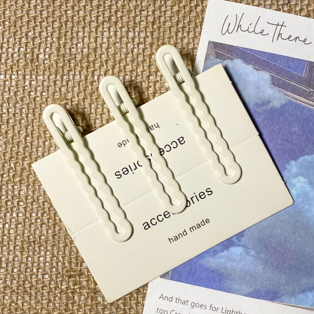 3 Pcs/ Set Geometric Bangs Clips Korean Fashion Hairpins Side Hairgrips Women Girls Hair Accessories Hair Jewelry