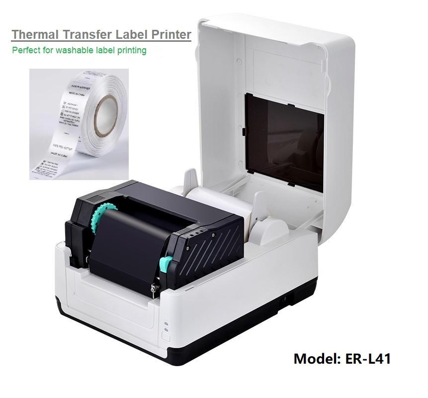 Thermal-transfer Care Tag Printer Inked Ribbon 30-50mm Care Label Printing Color Inked Ribbon Roll for Home Textiles/clothing