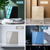 86mm Tempered Glass Wall Switch Socket Panel EU French UK Standard USB Charging Port 1/2/3/4 Gang Push Button Rocker Switch