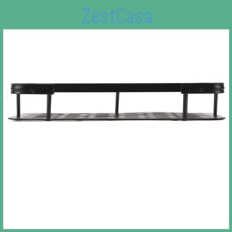 Shower Caddy Single Tier Durable Aluminium Rustproof Sticker Shelf Bathroom