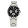 Casio Standard MTP-1374D-1A3 Silver Black Men's Watch Stainless Steel Water Resistant