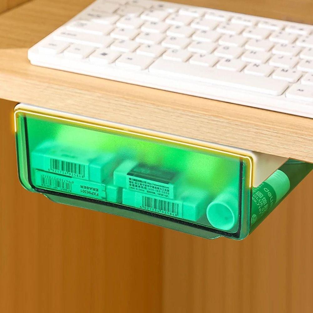 Hidden Drawer Storage Box Miscellaneous Storage Drawer Organizer New Under Desk Drawer Office