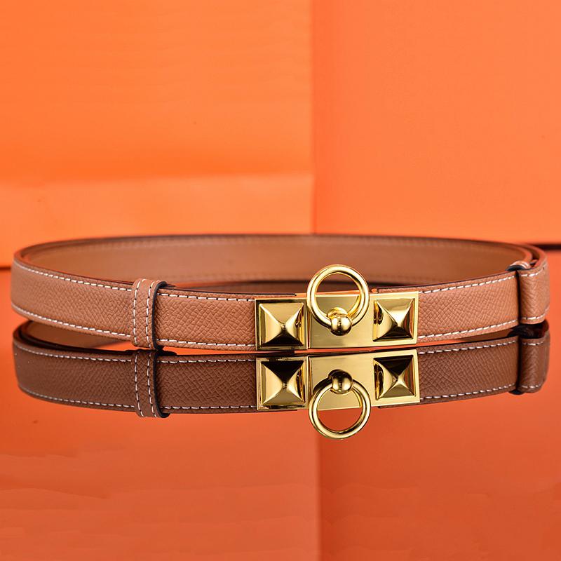 

Розкішний регульований ремінь із натуральної шкіри в стилі ретро, ​​тонкий 2,0 см з коров’ячої шкіри, повсякденні декоративні пояси для жінок one size