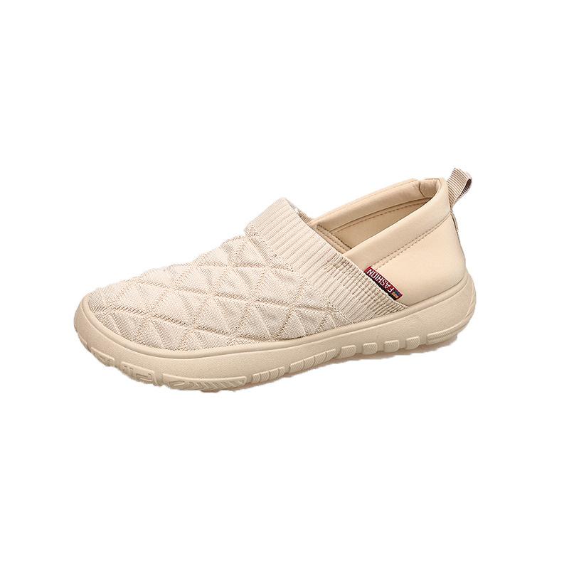 Shoes ****** New Old ******* Cloth Shoes Women's Breathable Non-slip One-pedal Mother Shoes S**t-soled Casual Single Shoes
