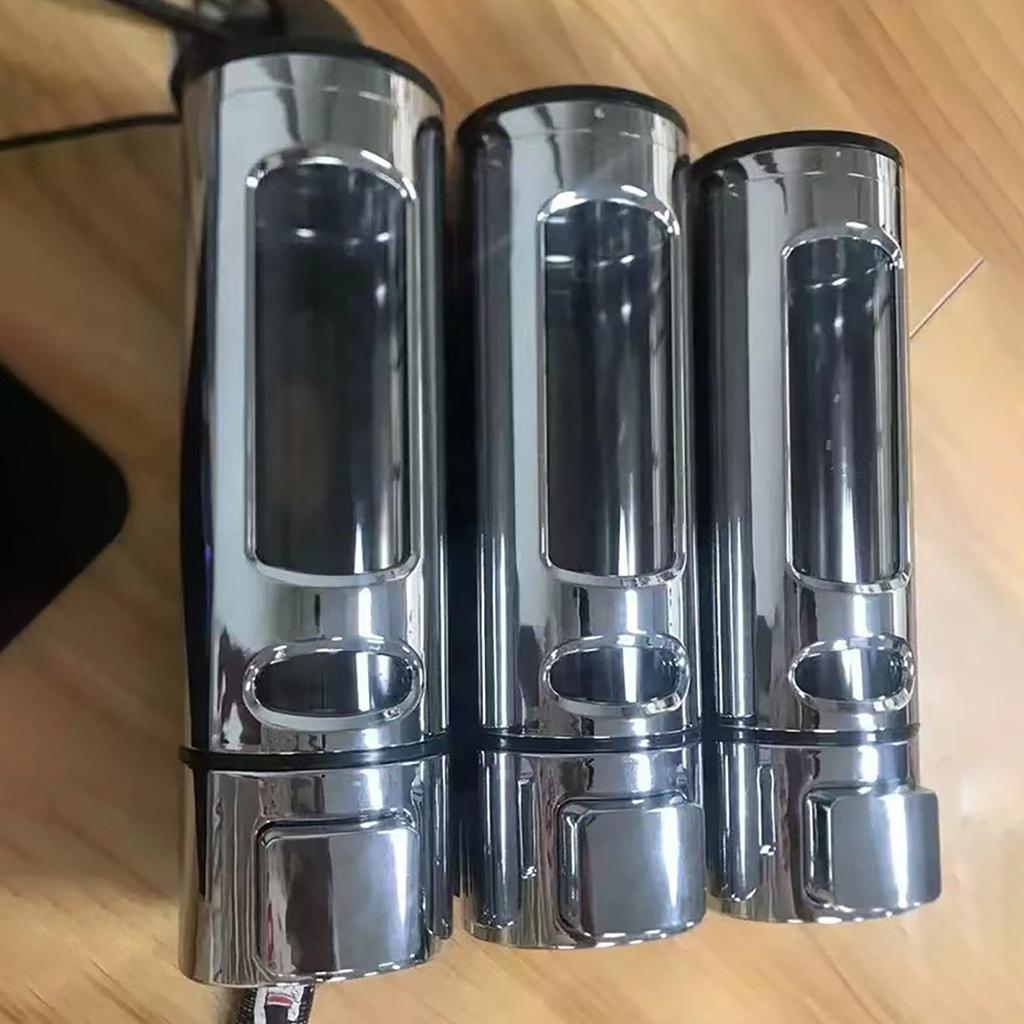 400ml 3 head shower and lotion dispenser waterproof shampoo body wash container wall mounted Suitable for home hotel restaurant