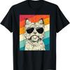 Retro Vintage Cairn Terrier with Sunglasses Dog Lovers T Shirt