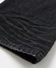 Laikeueomojeu Washed Damaged Embossed Flare Denim Pants_Black