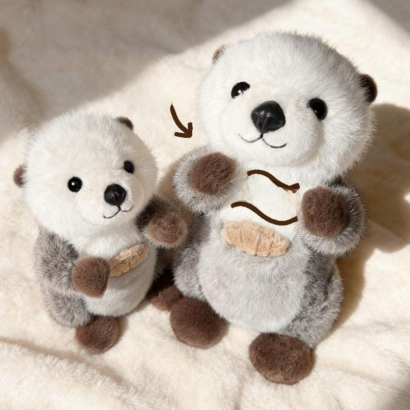 Water Bear Plush Toy With Magnetic Sucker For Kids Gift And Comfort