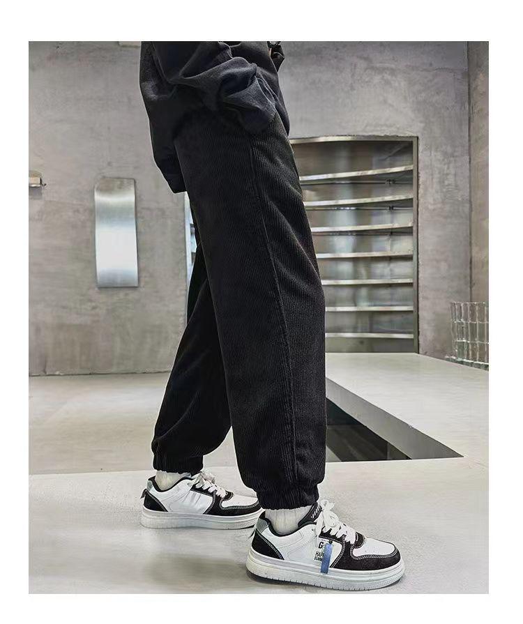 2024 Boys' Autumn Sweatpants: Trendy Spring/Fall Style for Children's Sporty Wear