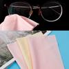 Wholesale 100pc Microfiber Cleaning Cloth Soft Chamois Eyeglasses Lens Glasses Cleaner Cloths Phone Camera Screen Cleaning Wipes