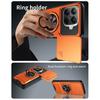 For Xiaomi 15T Pro Magnetic Case Ring Holder Foldable Kickstand TPU PC Phone Cover with Camera Lens Slider