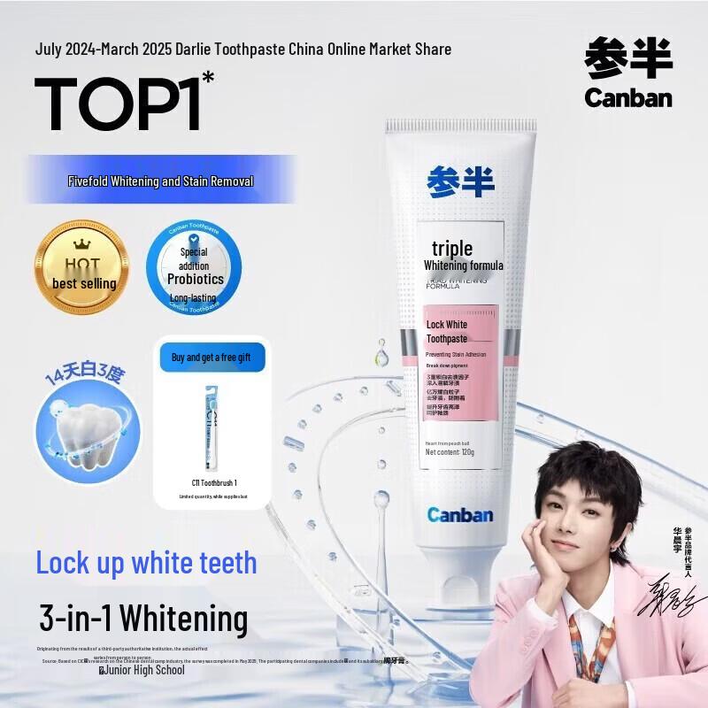 

Отбеливающая зубная паста «Половинка персика»