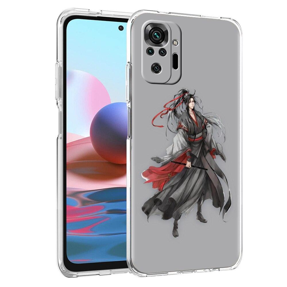 Grandmaster Mo Dao Zu Shi Anime Luxury Phone Case For Xiaomi Redmi Note 11 10 9S 9 8 Pro 7 8T 9C 9A 8A K40 Pro+ Soft Clear Cover