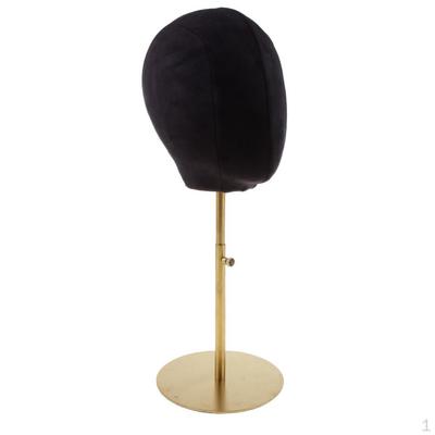 21 Inch Wig Cork Free Standing Mannequin Head Stand Wigs Making Display Cask