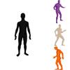 Ganzkörper-Hautanzug Catsuit für Halloween mit bequemem Unisex-Design und stilvollen Farben