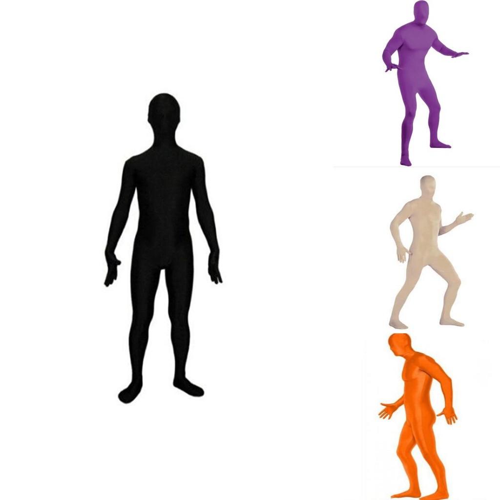 Ganzkörper-Hautanzug Catsuit für Halloween mit bequemem Unisex-Design und stilvollen Farben