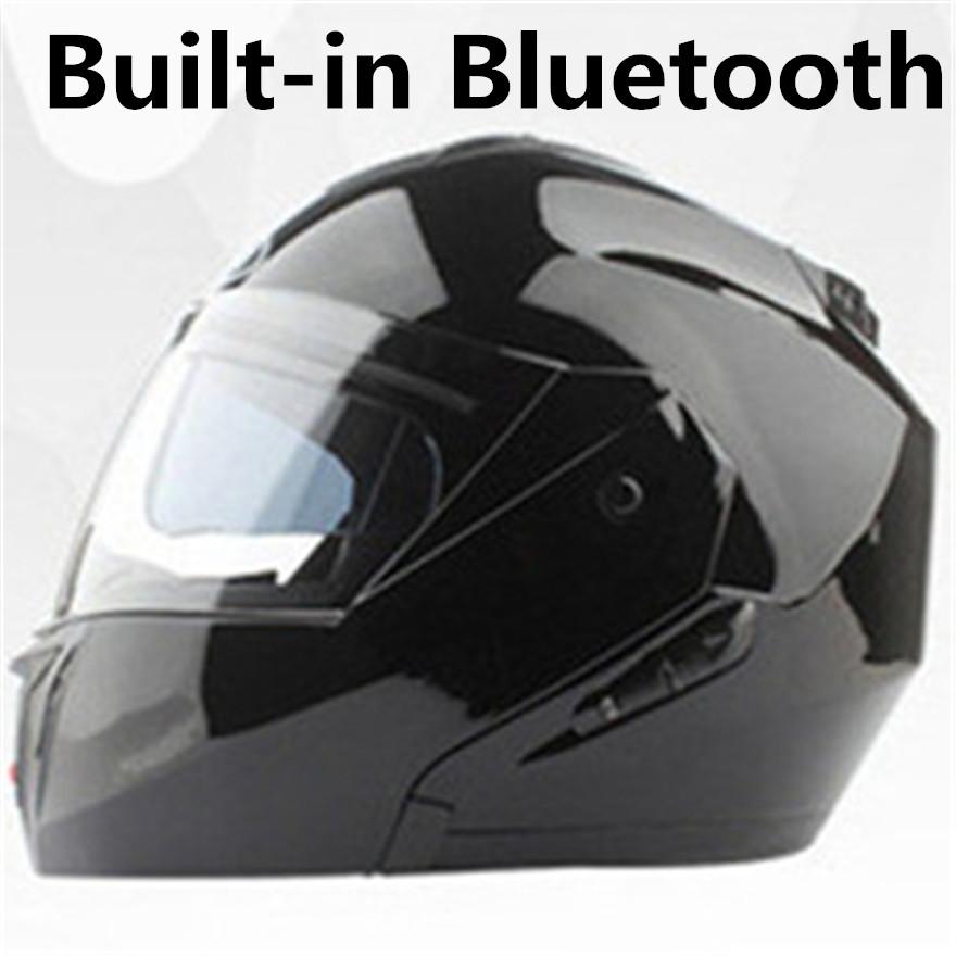2025 HOT SELL DOT Standard Helmet with Built-in Intercom System Bluetooth Communication And FM Radio for Motorcycle Riders
