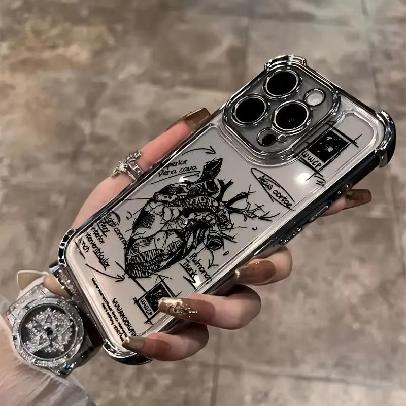 Creative Cardiovascular Model Heart Medical Phone Case for Samsung S25 S24 S23 S22 S21 S20 Note20 FE Ultra Plus 5G Cover