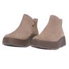 Fit Flop Damen F-Mode Wildleder Flatform Stiefeletten mit seitlichem Reißverschluss