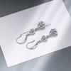 New 925 Sterling Silver Earrings 5A Zircon Water Drop for Women Luxury Wedding Engagement Jewelry Drop Earrings Party Gifts