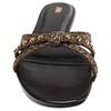 Zara Slip-On Open-Toe Studded Flat Anti-Rubbing Slide Sandals Women sandals Black 3604510700