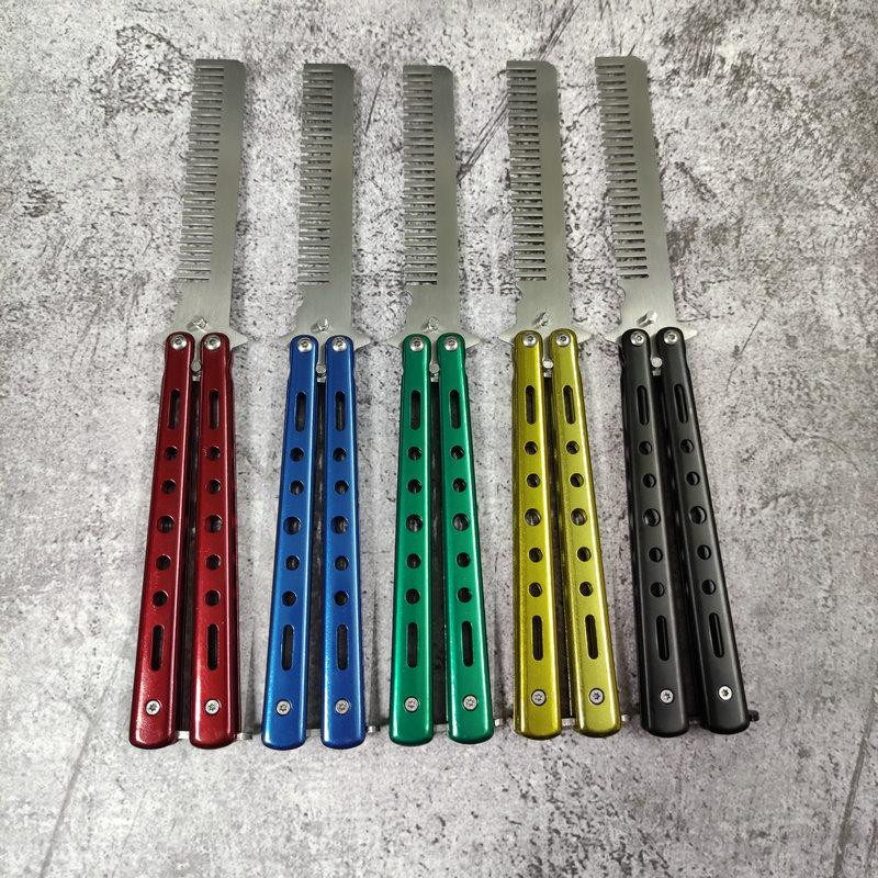 "Colorful Foldable Butterfly Comb for CS:GO Practice and Exercise"