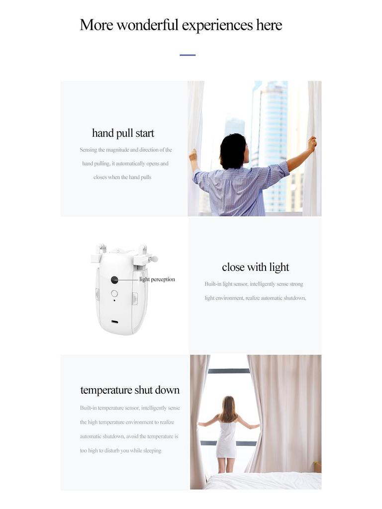 Smart WiFi Curtain Motor: Voice-Controlled Electric Curtain Companion
