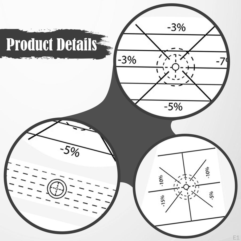 ,60 Pieces Tape Stickers Consistency Analysis Equipment Accessories