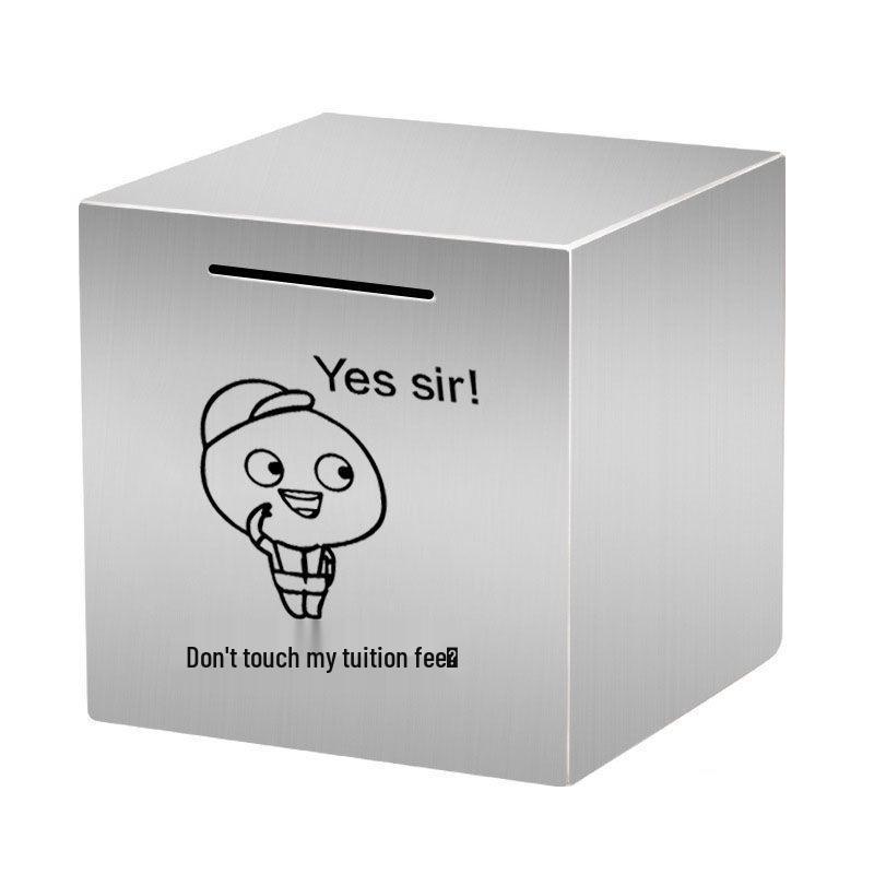 

Небьющаяся копилка из нержавеющей стали для детей - Универсальный дизайн для мальчиков и девочек, Идеально подходит для подарков на День защиты детей или день рождения. Thick 15x15CM [Stores 100,000]