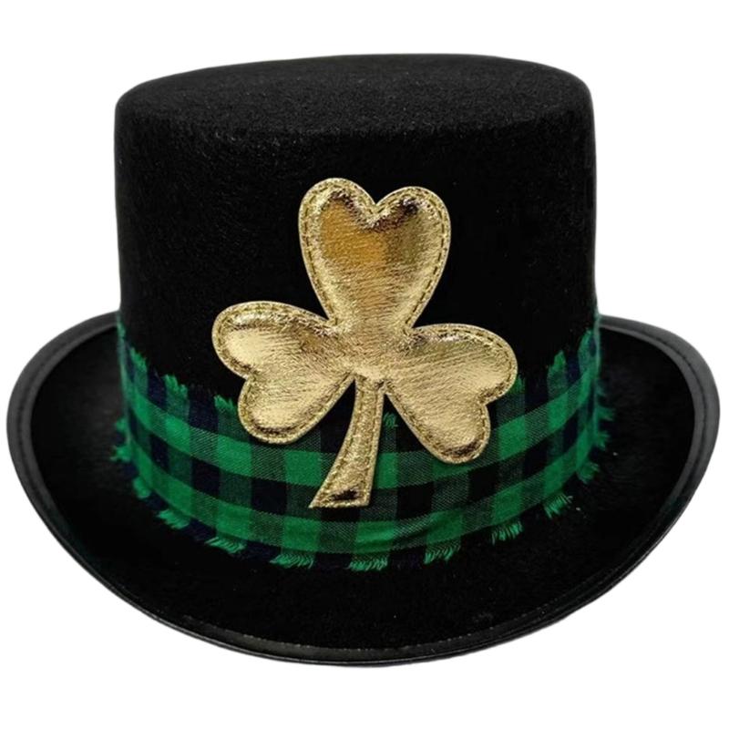 Eleganter Hut für das St. Patrick's Day Kostüm Hut stärkt die Familienbande bei Festival-Treffen und Aktivitäten