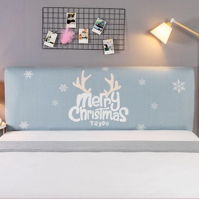 Cartoon Headboard Cover Dustproof All -Inclusive Stretch Print Bedside Cover Guest Room Bedside Backrest Decorative Protective