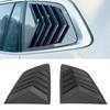 2Pcs Rear Side Window Louver Cover Fade Proof Sporty Look Rear Window   Vent Scoop Shutter Cover Blind for X3  3 G01 2018 and Later