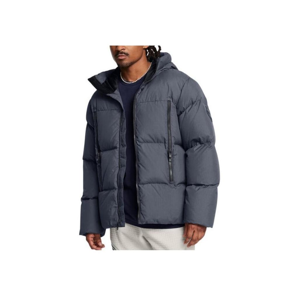 Under Armour Limitless Warm Soft Comfortable Hooded Down Jacket Men Jacket Dark-Gray 1384641-044