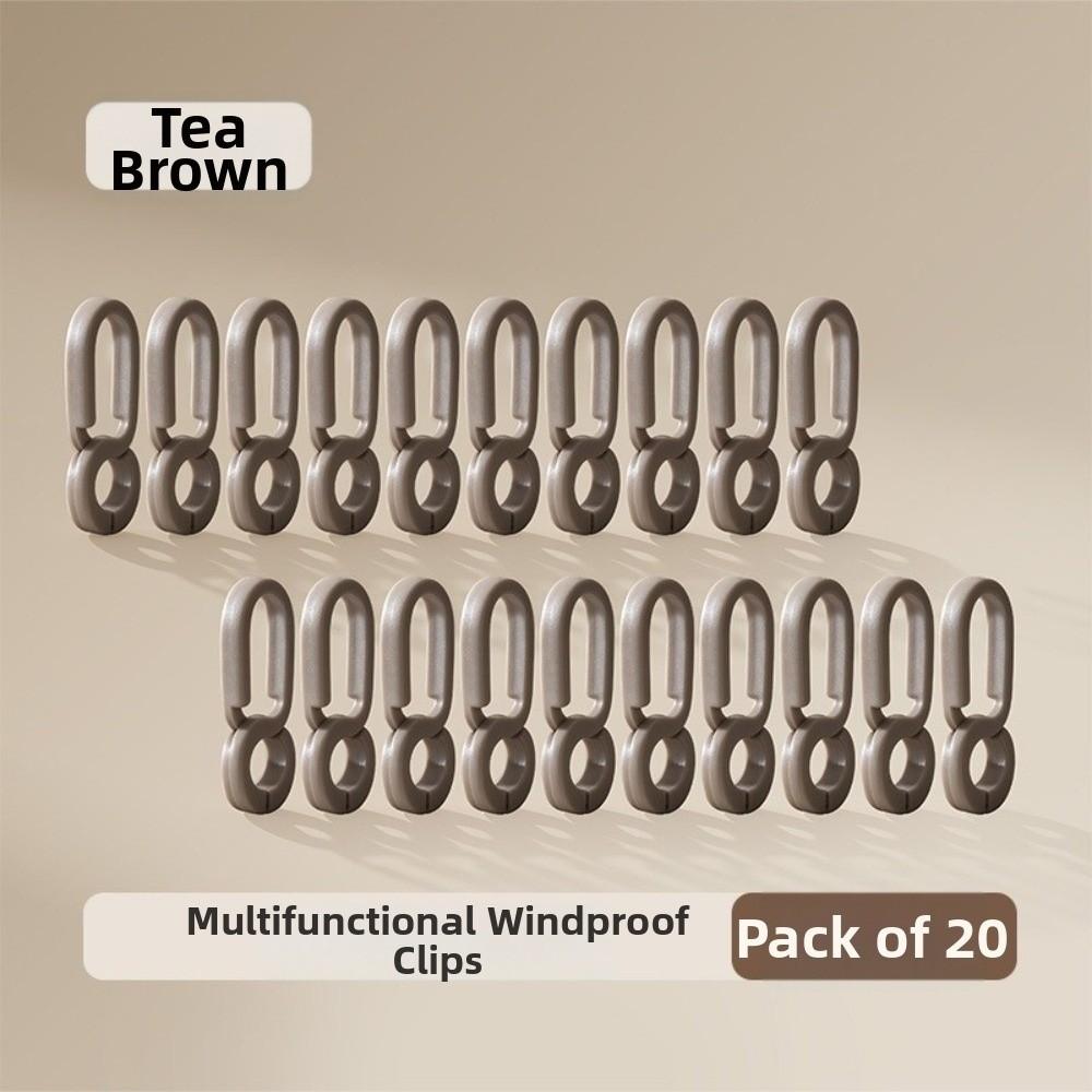 20pcs PP Clothesline Clips Windproof Clothes Hangers New Hanging Clips  Clothes Drying