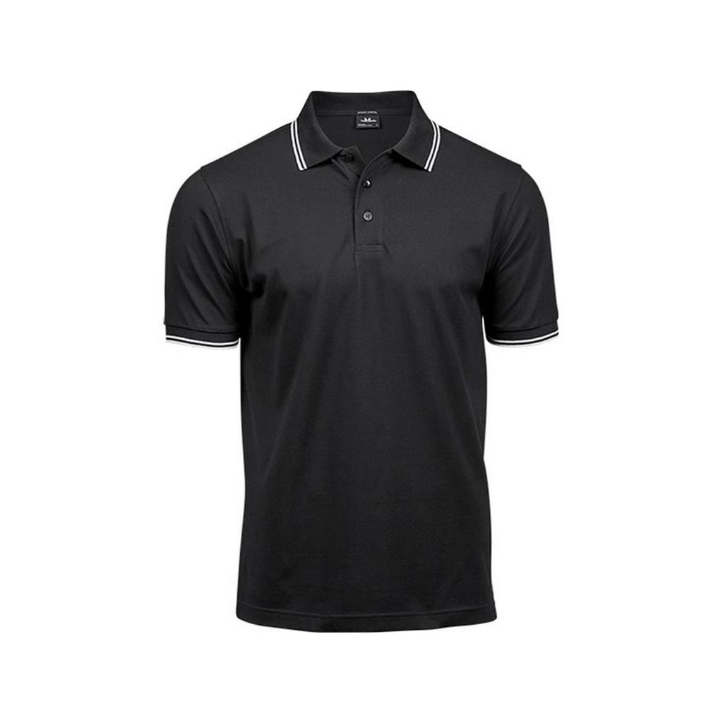 Tee Jays Mens Luxury Fashion Stripe Polo