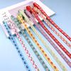 1cm Babykleidung Jacquard-Gurtband Spitze, Fächer-Saumstreifen Stoff Acht Schätze Gürtel Ethnische Accessoires Hut Dekorativer Gürtel