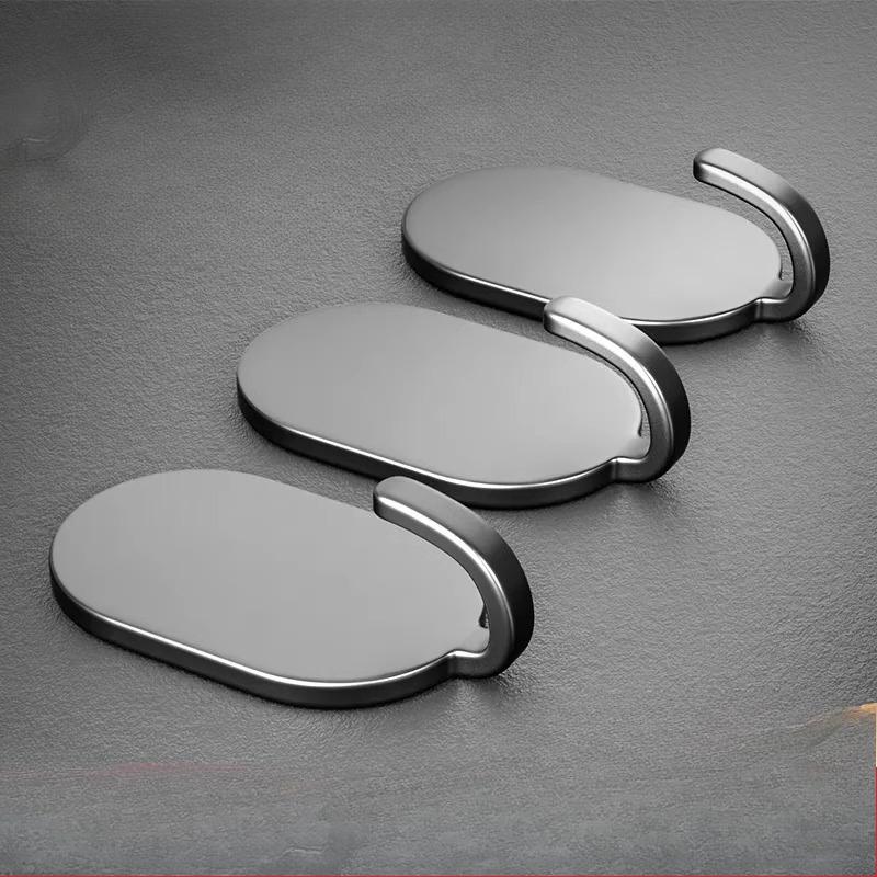 

Hook, No Need for Drilling Wall-mounted Hook Strong Load-bearing Traceless Hook Coat Hook Dormitory Adhesive Hook 5pcs чорний